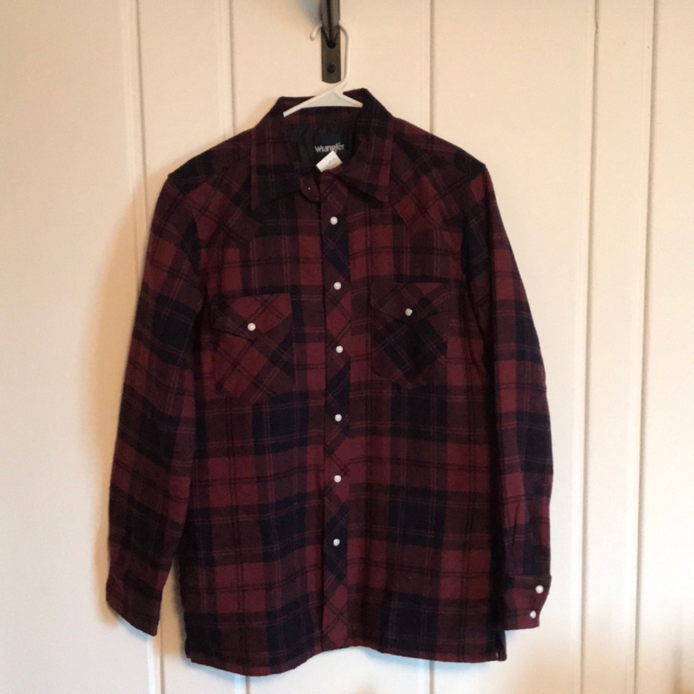 Wrangler quilted flannel
